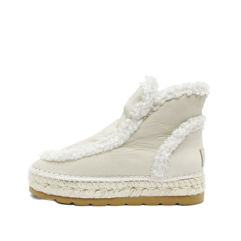 Botas costura blanco