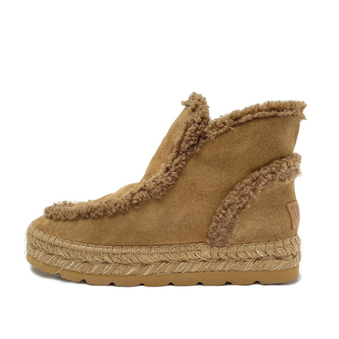 Botas costura camel