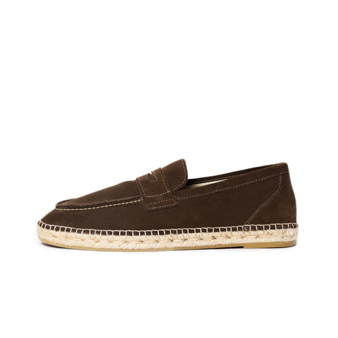 Mocasín hombre gamuza marrón